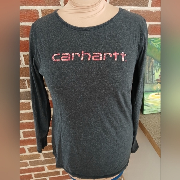 Carhartt long sleeve tshirt medium gray - Picture 1 of 9